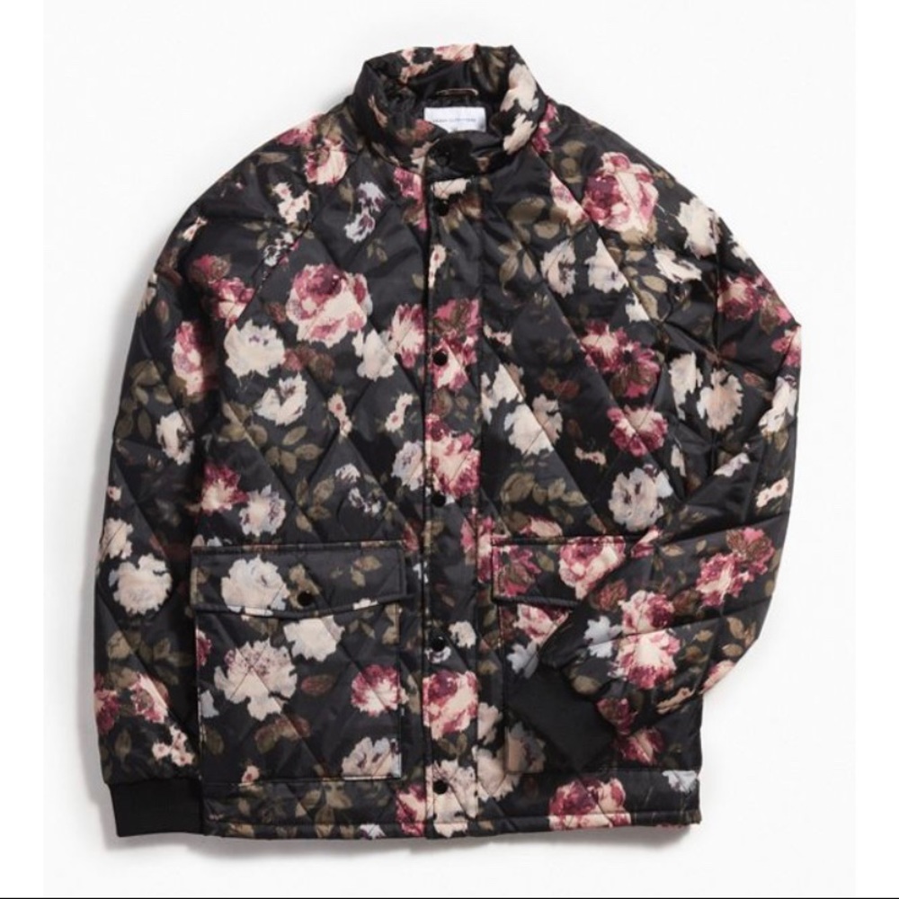 UO Lightweight quilted puffer jacket. Men’s